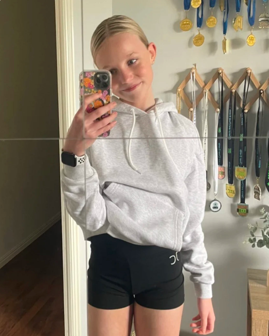 MINIS - BLACK PERFORMANCE SHORTS